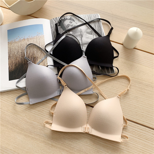 Női alkalmi melltartó háromszög alakú kupakkal - sima modell