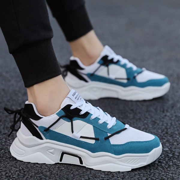 Új modell férfi tornacipő, lapos talppal, öko velúrból