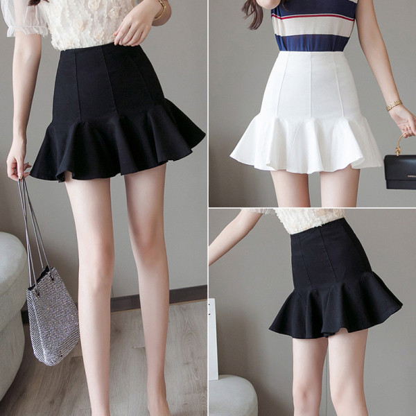 Tavaszi női szoknya szabású modell, magas derékkal