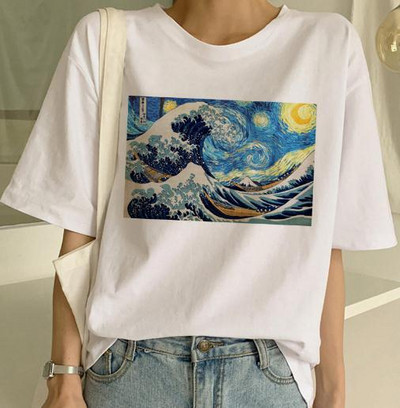 Alkalmi fehér póló rövid ujjal és különféle felvitelekkel