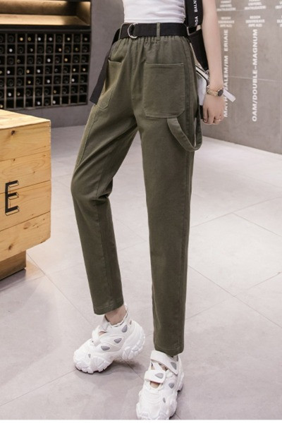 Alkalmi női nadrág egyenes modell magas derékkal