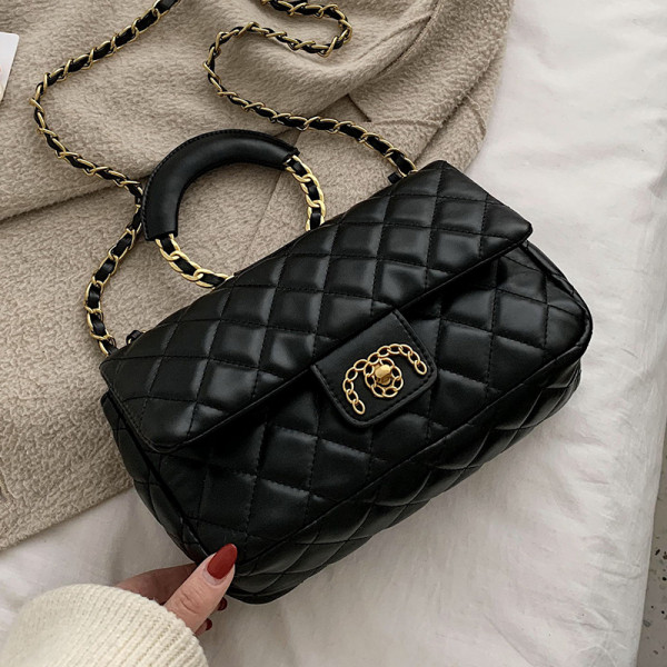 Modern női táska eko bőrből, hosszú és rövid fülekkel