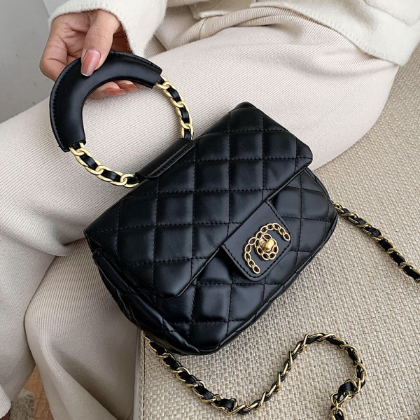 Modern női táska eko bőrből, hosszú és rövid fülekkel