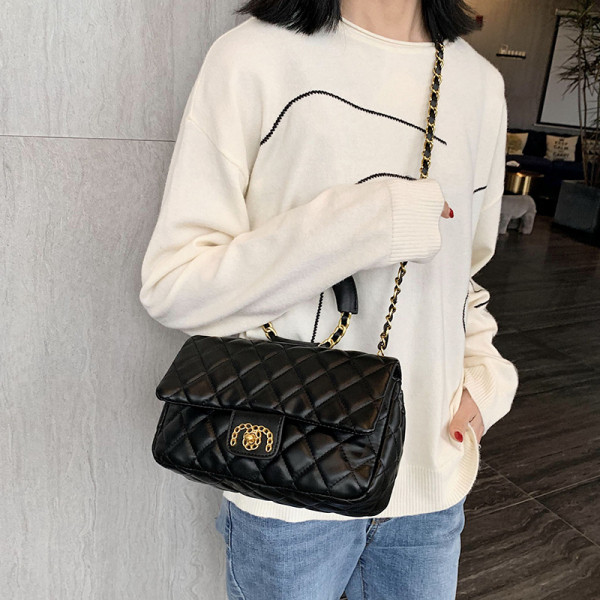 Modern női táska eko bőrből, hosszú és rövid fülekkel