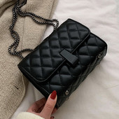 Eko bőrből készült stílusos női táska fém rögzítéssel