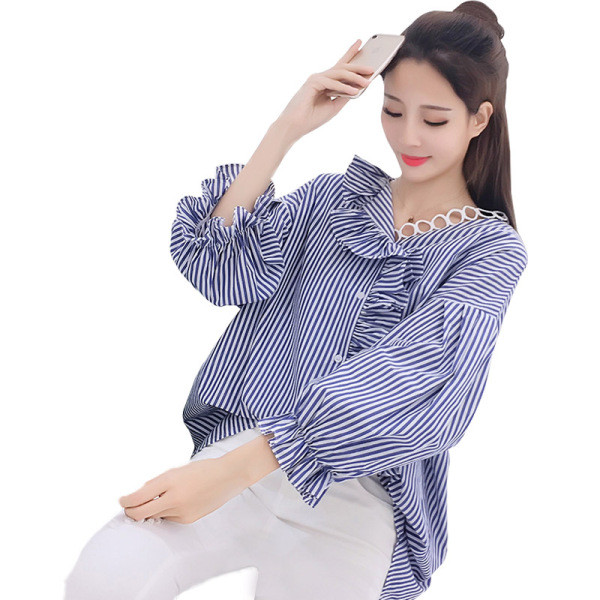 ÚJ Stílusos női ing nyakkendővel és hosszú ujjal