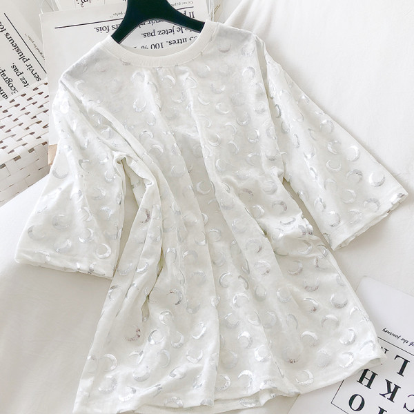 Bársony női tunika ovális nyakkivágással