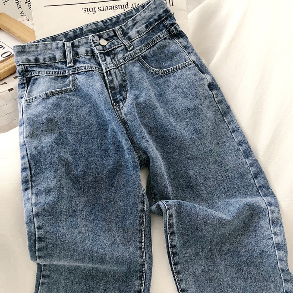 Alkalmi női farmer magas derékkal – letisztult modell