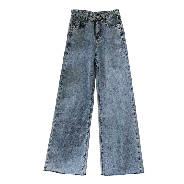 Retro női farmer magas derékkal - széles modell