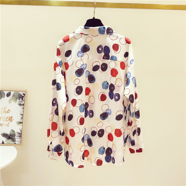 Női tavaszi-őszi ing klasszikus gallérral