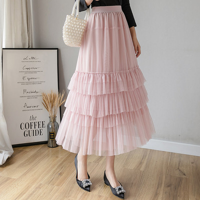 Női hosszú szoknya szabású modell, magas derékkal