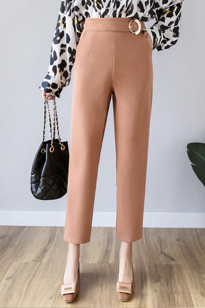 Moodsad naistepüksid vöö ja kõrge vöökohaga