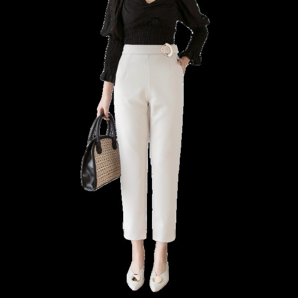 Moodsad naistepüksid vöö ja kõrge vöökohaga