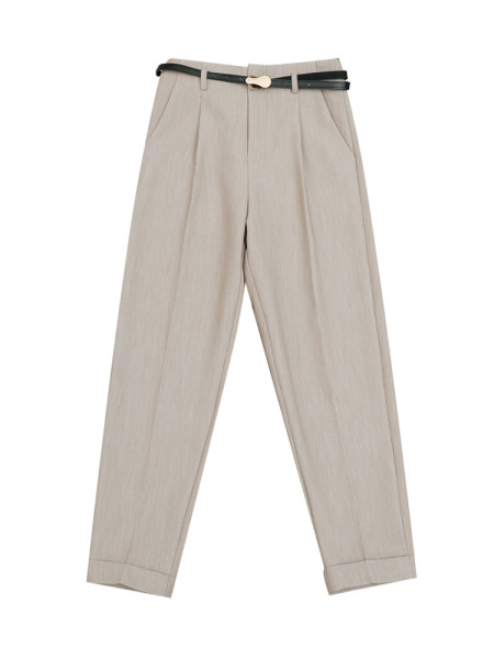 Ikdienas sieviešu bikses ar augstu vidukli 7/9