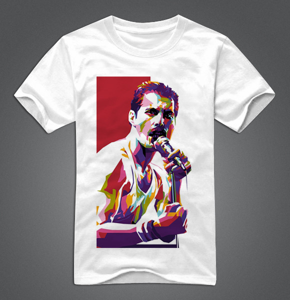 Valge unisex t-särk, aplikatsiooni ja lühikeste varrukatega