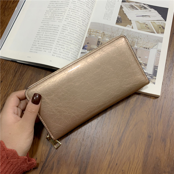 Női pénztárca cipzárral