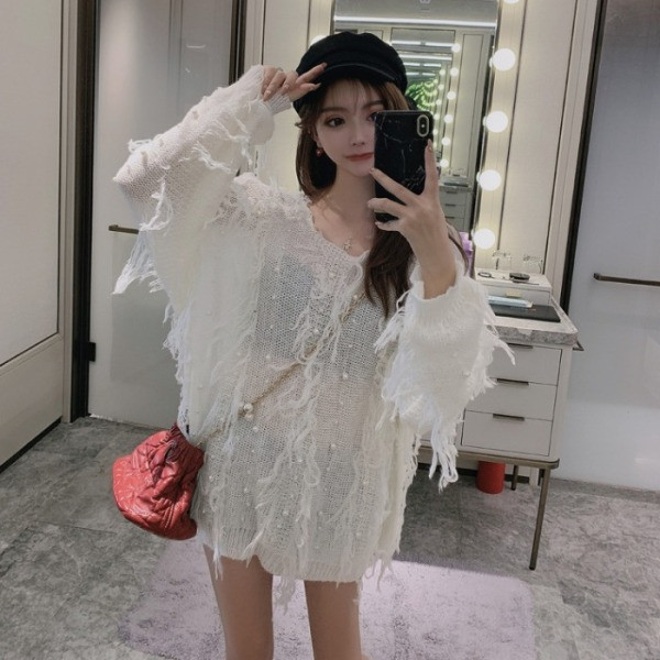 Plata sieviešu blūze ar izšuvumiem un pērlēm