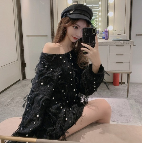 Plata sieviešu blūze ar izšuvumiem un pērlēm