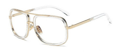 Moderne muške sunčane naočale kvadratnog oblika i metalnog okvira