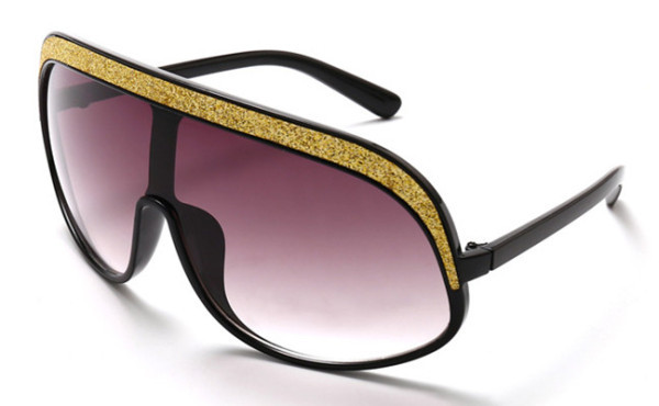 Aktuális csillogó hatású női napszemüveg