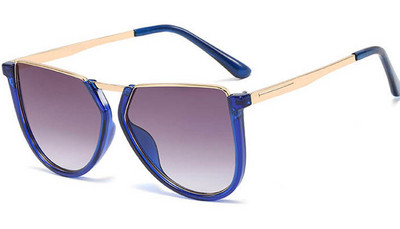 Modern női napszemüveg kerek formával, vékony kerettel