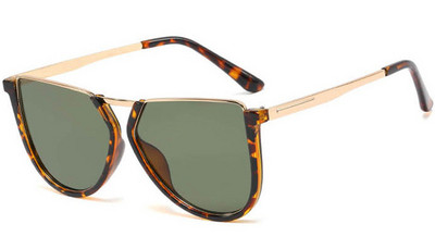 Modern női napszemüveg kerek formával, vékony kerettel