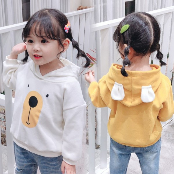 Laisva vaikiška palaidinė su aplikacijomis mergaitėms