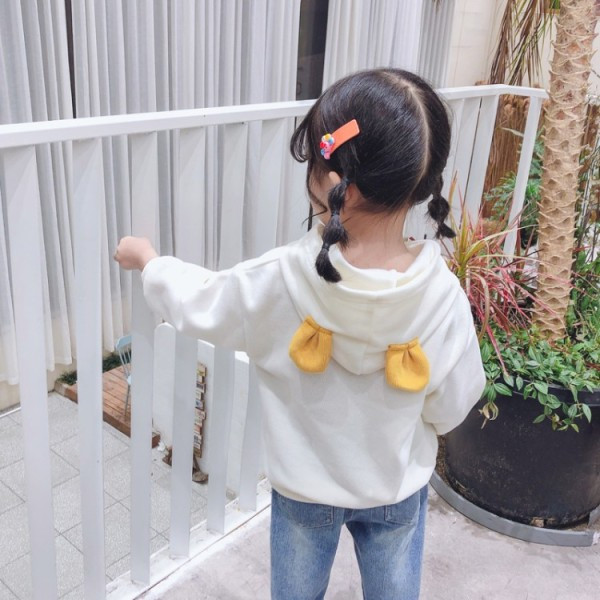 Laisva vaikiška palaidinė su aplikacijomis mergaitėms