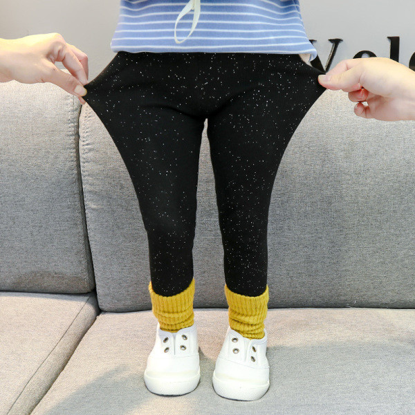 Jambiere strălucitoare pentru copii de zi cu zi pentru fete