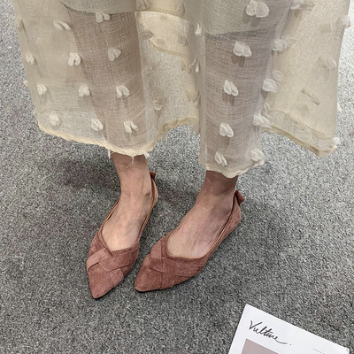 Sieviešu ikdienas mokasīni no eko zamšādas smaila modeļa