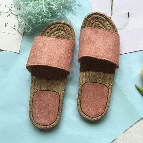 Női alkalmi papucs eco velúrból, lapos talppal