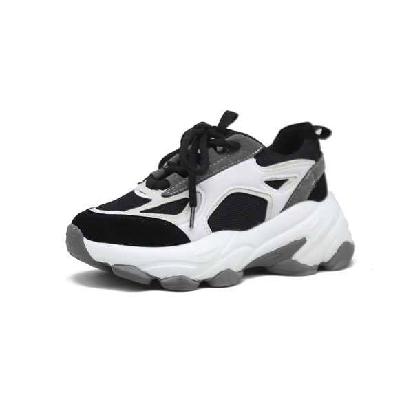 Női tornacipő fűzővel és lapos talppal öko velúrból