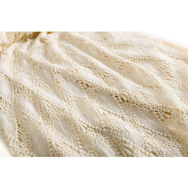 Naujo modelio ilgas nėriniuotas sijonas aukštu juosmeniu