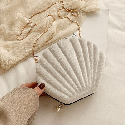 ΝΕΟ μοντέλο μακρύ βελούδινι γυναικεία τσάντα