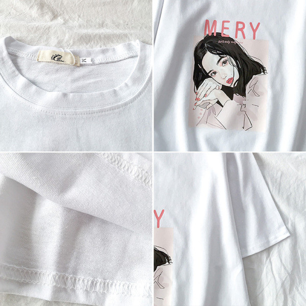 Γυναικεία μπλούζα φαρδύ μοντέλο με εφαρμογή