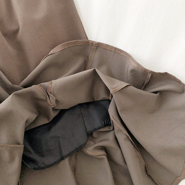 Retro női szabású szoknya elasztikus magas derékkal