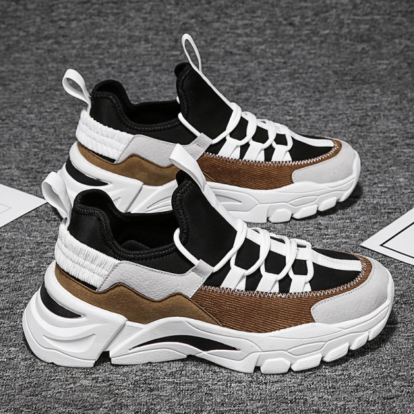 Ziemas vīriešu kedas ar raupju zoli un šņorēm