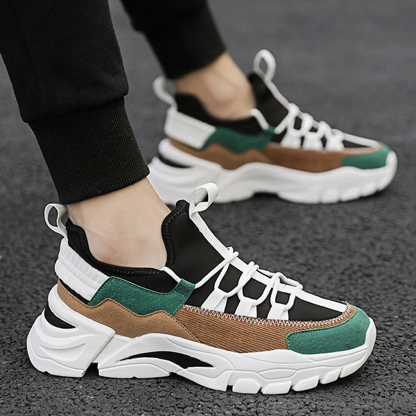 Ziemas vīriešu kedas ar raupju zoli un šņorēm