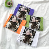 Sieviešu t-krekls ar aplikāciju un apaļu kakla izgriezumu