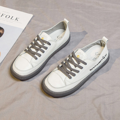 Γυναικεία καθημερινά παπούτσια  οικολογικά δερμάτινα με ίσια σόλα