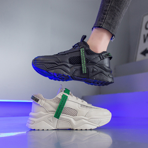 Ikdienas sieviešu kedas no eko ādas un augstas zoles