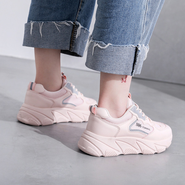 Καθημερινά αθλητικά ανοιξιάτικα  παπούτσια με ψηλή πλατφόρμα