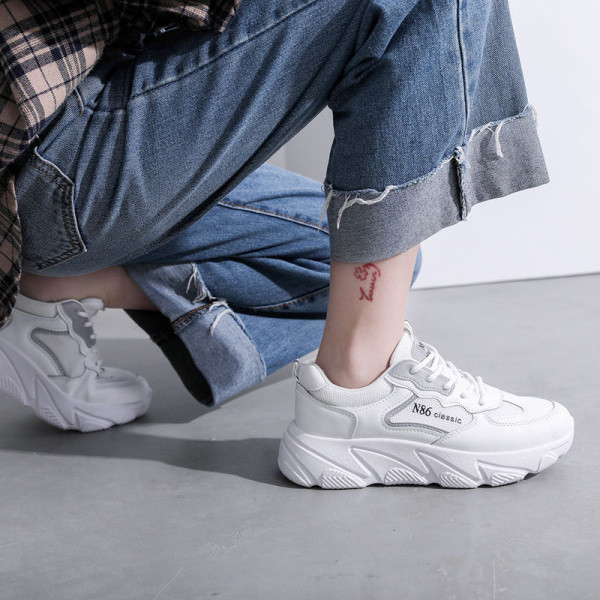 Καθημερινά αθλητικά ανοιξιάτικα  παπούτσια με ψηλή πλατφόρμα