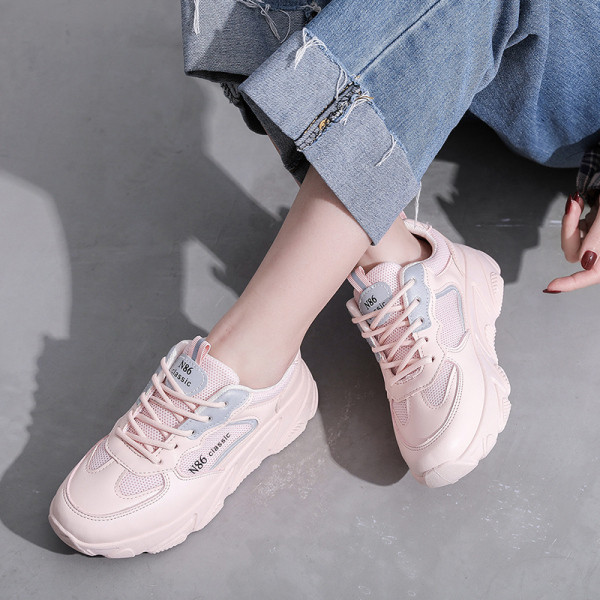 Καθημερινά αθλητικά ανοιξιάτικα  παπούτσια με ψηλή πλατφόρμα