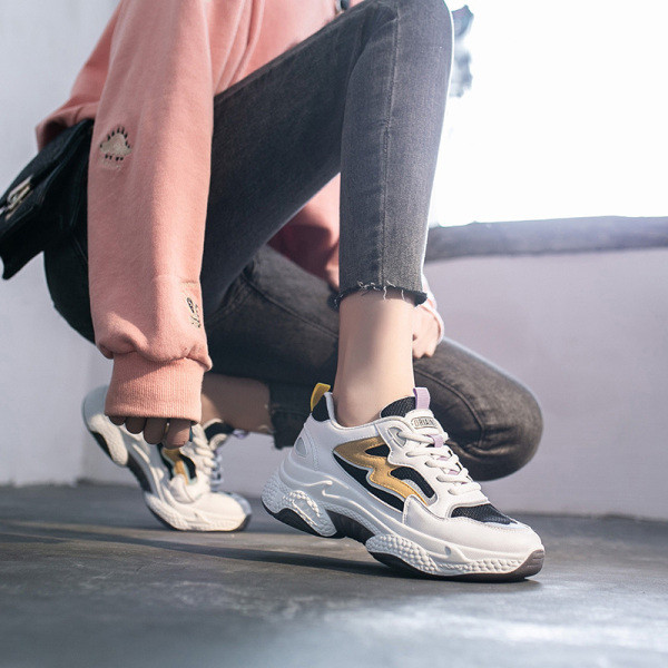 Spring-Fall γυναικεία αθλητικά παπούτσια με ίσια πέλματα