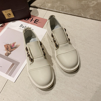 Ikdienas sieviešu apavi no mākslīgās ādas bez šņorēm