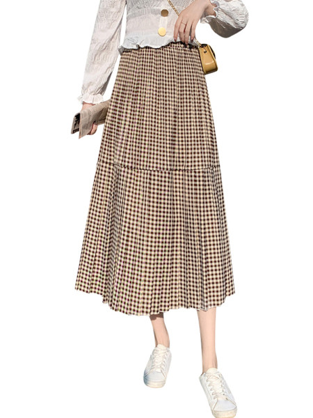 Laisvalaikio moteriško ilgo sijono kirpimo modelis