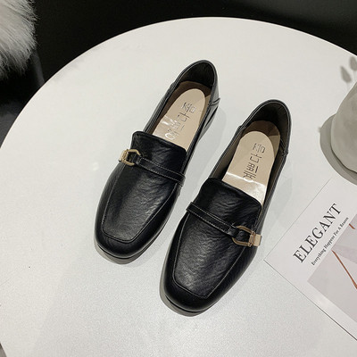 Γυναικεία έκο δερμάτινα καθημερινά υποδήματα με χαμηλό τακούνι