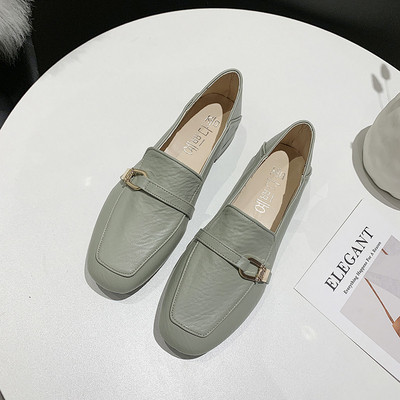 Γυναικεία έκο δερμάτινα καθημερινά υποδήματα με χαμηλό τακούνι