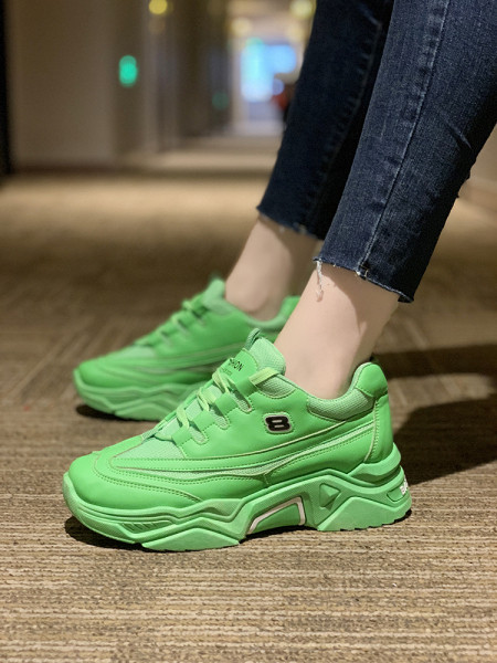 Αθλητικά πάνινα γυναικεία παπούτσια ανοιξιάτικα με  πολύχρωμοι δεσμοί